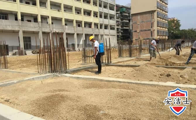 定安学校机关防治白蚁